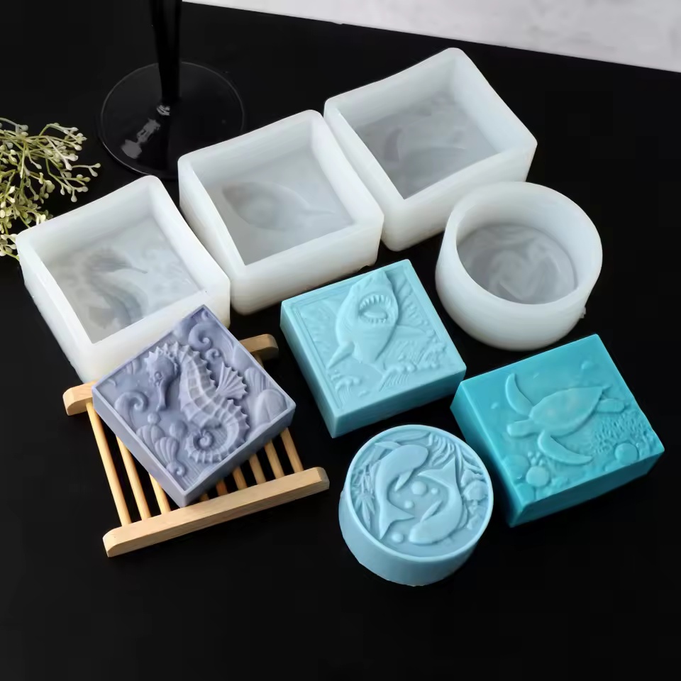 Soap Making Gifts - قالب صابون سيليكون ثلاثي الأبعاد على
