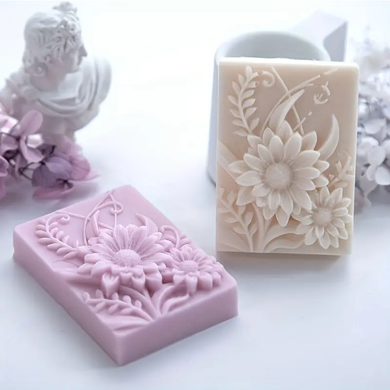 ثلاثية الأبعاد زهرة مربع الصاب - مراجعة Soap Making Kit For Beginners وسعره