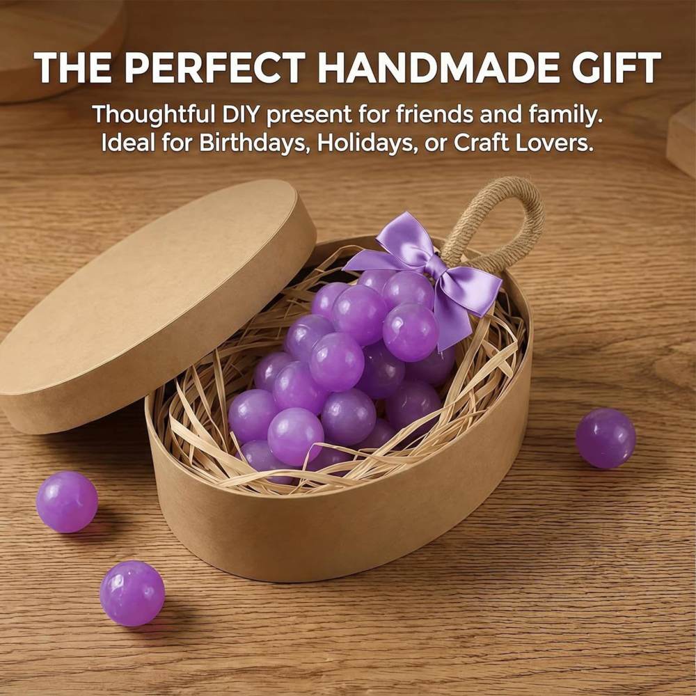 قالب صابون سيليكون على شكل عنب - مراجعة Soap Making Gifts وسعره